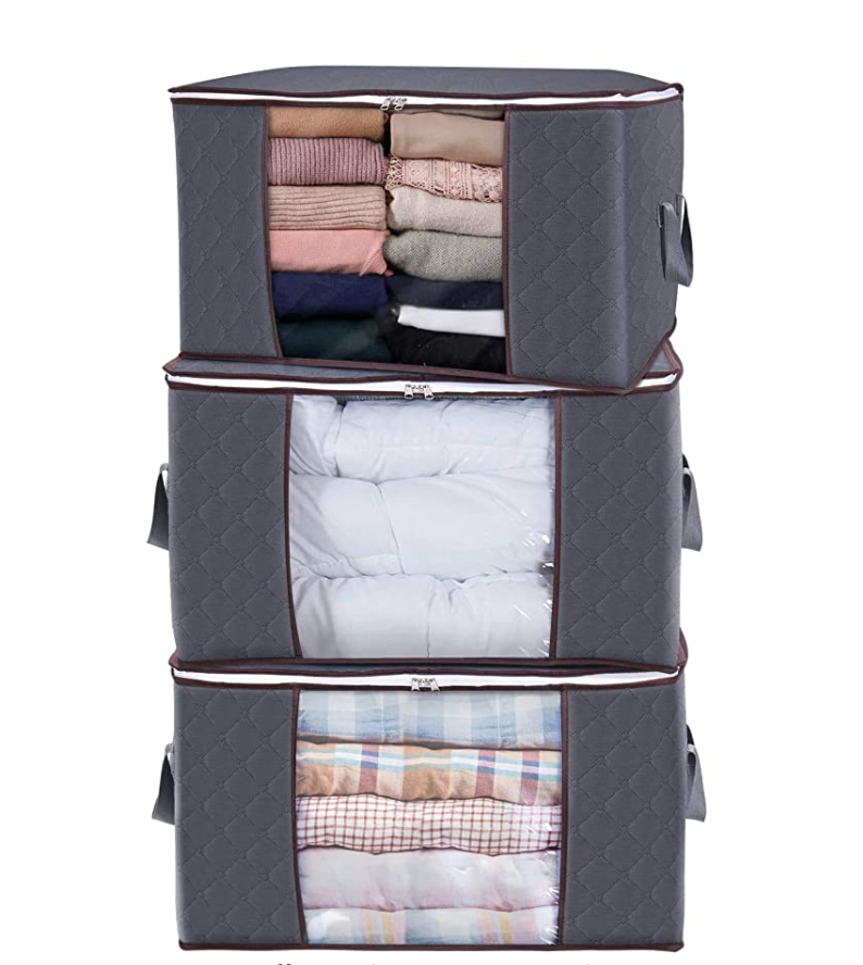 Lifewit Large Capacity Clothes Storage Bag Organizer